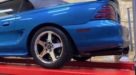 1979-2004 Mustang Black Pype Bomb Cat Back Exhaust System M80 Mufflers 409 Stainless Steel Pypes Performance Exhaust