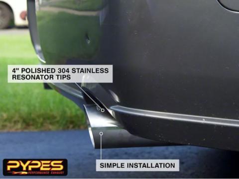 2005-2010 Mustang Pype Bomb Axle Back 304 Stainless Pypes Performance Exhaust