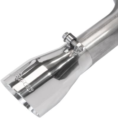 Axle-Back Exhaust System 18-24 Jeep Jl Dual Exit 2.5 Inch Intermediate And Tailpipe Street Pro Muffler Hardware Incl 4 Inch Dual Tips Included Stainless Steel Pypes Exhaust