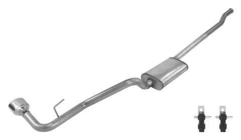 2020-2024 Jeep Gladiator JT Rubicon Cat Back Exhaust System 409 Stainless With Street Pro Muffler Pypes Performance Exhaust