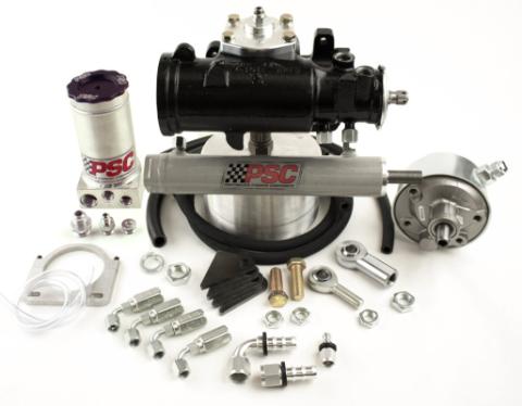 Cylinder Assist Steering Kit, 1970-76 GM 4WD with Crossover Steering Kit PSC Performance Steering Components