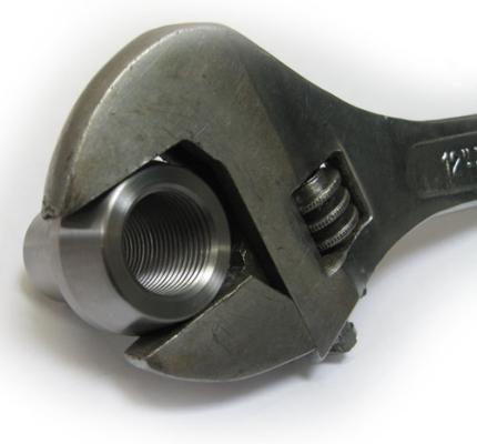 3/4 Inch 16 TPI For 1.0 Inch ID 1.5 Inch OD Tube Adapter Left Hand Reverse Artec Industries