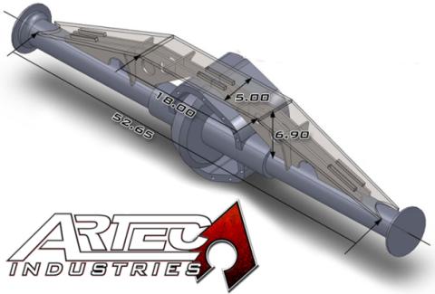 Dana 60 Rear Truss Artec Industries