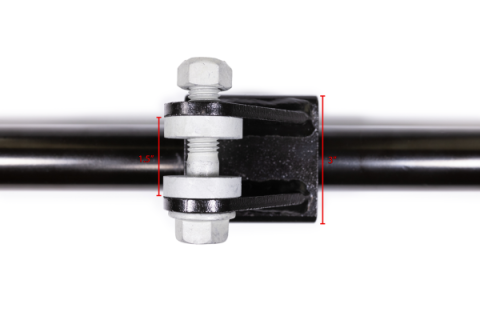 07-24 Jeep Wrangler/Gladiator JK/JL/JT Yeti XD Double Shear Hydro Assist 6-Bolt Tie Rod Clamp 1-5/8 Inch Steer Smarts