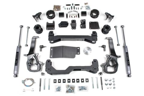 4 Inch Lift Kit Ram 1500 w/ Air Ride 13-18 4WD Fox 2.0 Performance Shocks