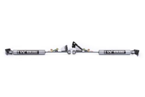 Dual Steering Stabilizer Kit w/ NX2 Shocks Ford F150 04-08 4WD With BDS Strut Spacers