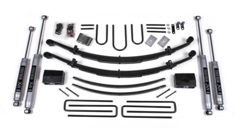 5 Inch Lift Kit Dodge W100/150 and W200/250 74-93 4WD Fox 2.0 Performance Shocks