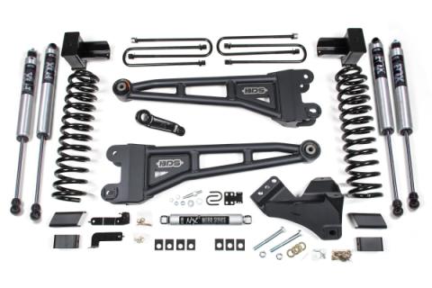 5 Inch Lift Kit w/ Radius Arm Ford F250/F350 Super Duty 23-24 4WD Gas 5 Inch Block With 2 Leaf Main Fox 2.0 Performance