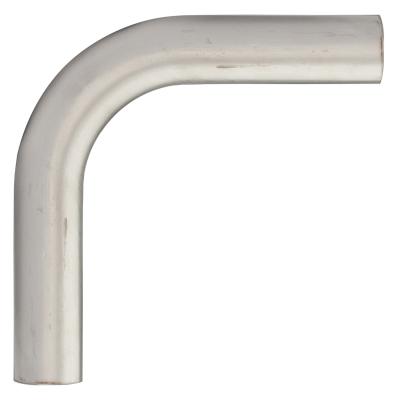 3 Inch Oval 90 Degree Vertical Exhaust Bend 304 Stainless Steel Low-Profile Ground Clearance Pypes Performance Exhaust