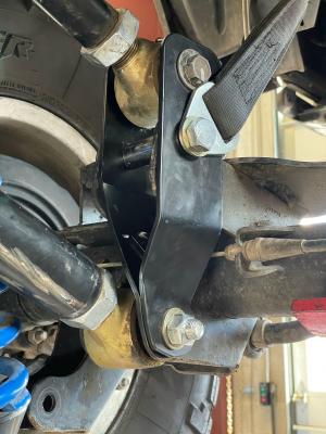 JT Gladiator Geometry Correction Axle Brackets for Rear Upper Control Arms RockJock 4X4