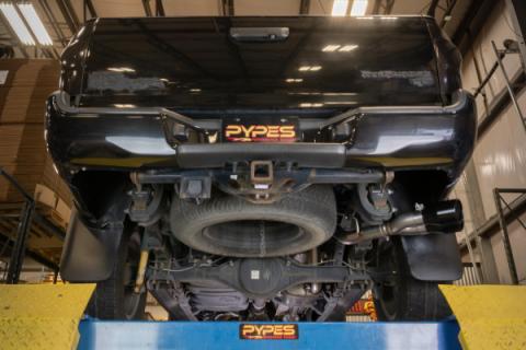 2005-15 Tacoma Cat-Back Exhaust With Street Pro Muffler &amp; Black Tips STT20SB