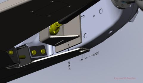 Jeep Wrangler 3 Link Frame Mount 2007-2018 JK Clayton Off Road