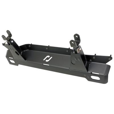 Tow Bar Mounting Kit 18-Up Wrangler JL 20-Up Gladiator w/ Steel Bumper Bolt-On Includes Mounting Plate Tow Bar Attaching Forks Hardware For Use w/ CE-9033F RockJock 4x4