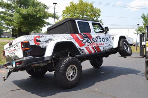 2020-Present Jeep Gladiator JT Rear Long Arm Frame Brackets Clayton Off Road