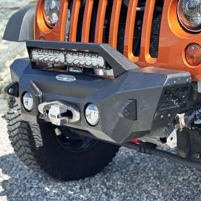 Big Sky Aluminum Stubby Front Bumper With Winch Plate Wrangler JK Rock Slide Engineering