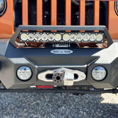 Big Sky Aluminum Stubby Front Bumper With Winch Plate Wrangler JK Rock Slide Engineering