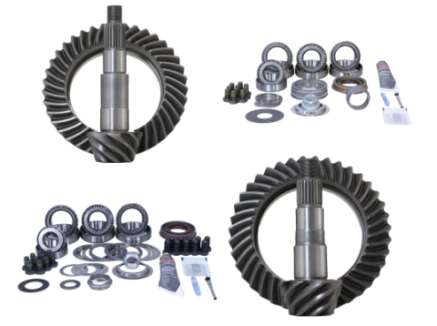 Jeep Wrangler TJ and Grand Cherokee Dana 35 Rear 3.73 Ratio Koyo Bearing Gear Package Revolution Gear