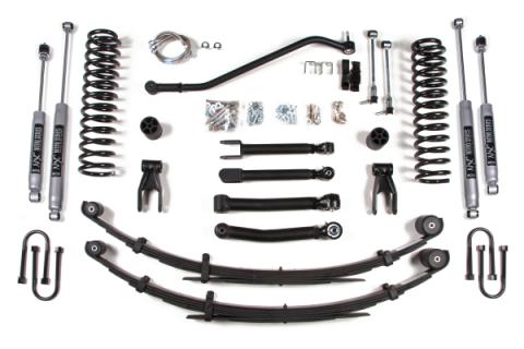 4.5 Inch Lift Kit Jeep Cherokee XJ 84-01 Dana 35 Fox 2.0 Performance