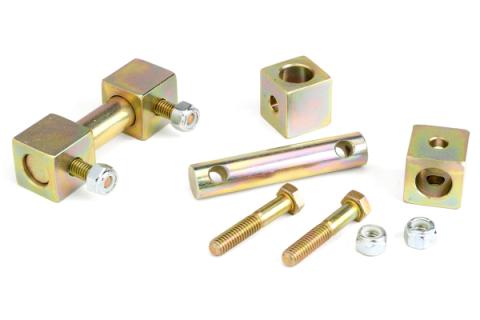 Shock Bar Pin Eliminator Front Lower Wrangler TJ & LJ Cherokee XJ Comanche MJ Grand Cherokee ZJ & WJ JKS Manufacturing