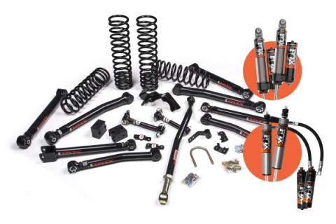 07-18 Jeep Wrangler JK 2 Door 2.5 Inch J-Krawl Suspension Lift Kit w/ Fox 2.5 Performance Elite Series R/R DSC Shocks 4WD JSPEC