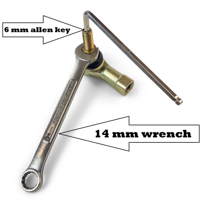 Jeep Wrangler Adjustable Front Sway Bar End Links 18 and Up JL/Gladiator Clayton Off Road