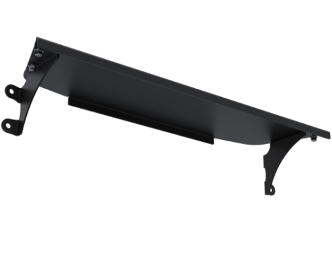 JL,JT,JK Sentinel Front Bumper No Winch Cover - Black Powder Coat Artec Industries