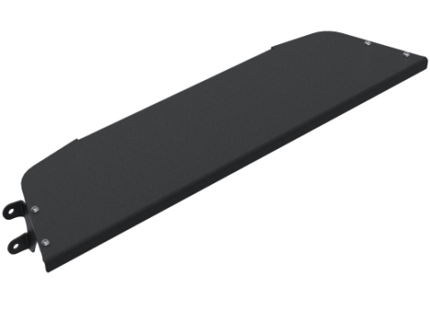 JL,JT,JK Sentinel Front Bumper No Winch Cover - Black Powder Coat Artec Industries