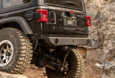Jeep JL Sentinel Rear Bumper - Black Powder Coat Artec Industries