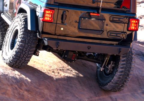 Jeep JL Sentinel Rear Bumper - Black Powder Coat Artec Industries