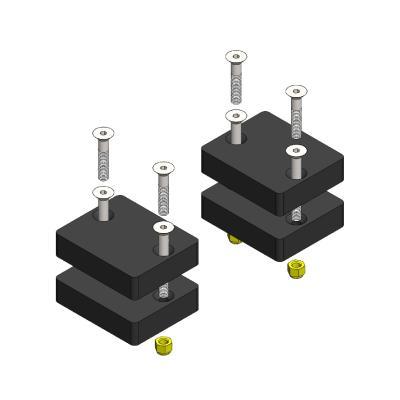 Jeep Wrangler 1-2 Inch Tall Rear Bump Stops 2018-Present Jeep Wrangler JL Clayton Off Road