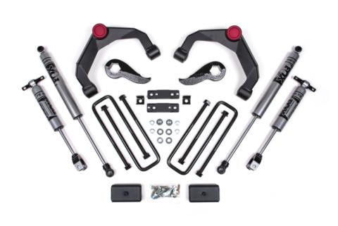 20-24 Silverado/Sierra 2500/3500 HD 3 Inch Adventure Series OE Key 84634344 With Overloads Fox Adventure Shocks Zone Offroad