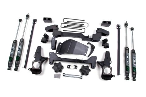 01-10 Silverado 1500/2500 HD/3500 HD 6 Inch Lift Kit With Fox Adventure Shocks Zone Offroad