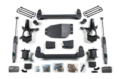 07-13 Chevrolet Silverado 1500 - GMC Sierra 1500 2WD 4.5 Inch Suspension Lift Kit, 3 Inch Rear Lift, Fox 2.0 Adventure Series Shocks Zone Offroad