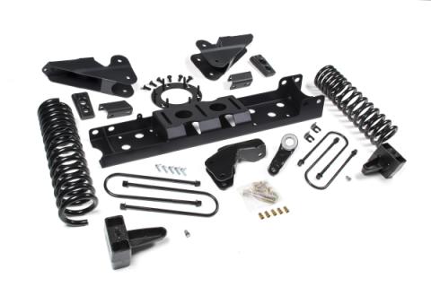 19-24 RAM 3500 4 Inch Radius Arm Bracket Gas 3 Inch Rear Block Without Overload Adventure Shocks Zone Offroad