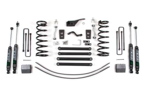 2000 Dodge RAM 1500 5.0 Inch Coil Spring Lift Kit With Nitro Shocks Zone Offroad