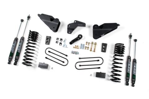 13-18 RAM 3500 4 Inch Lift Kit Gas With Nitro Shocks Zone Offroad