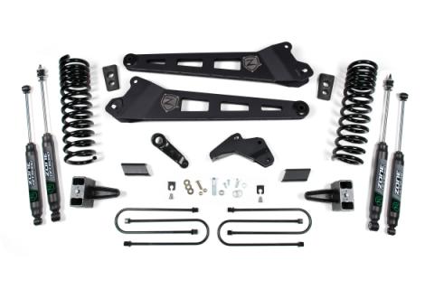 13-18 RAM 3500 5.5 Inch Replacement Radius Arm Lift Kit Gas With Nitro Shocks Zone Offroad