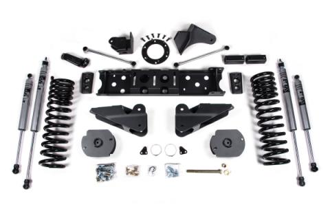 19-24 RAM 2500 4.5 Inch Radius Arm Bracket Diesel 6-Bolt T-Case Adventure Shocks Zone Offroad