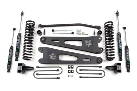 05-07 Ford F-250/F-350 Super Duty 4 Inch Radius Arm Lift Kit Gas With Nitro Shocks Zone Offroad