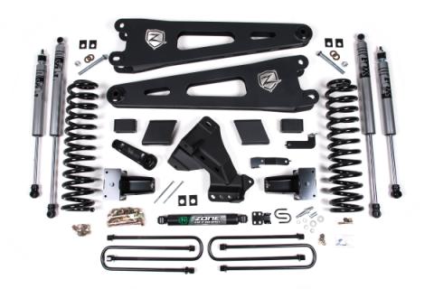 20-22 Ford F-250/F-350 Super Duty 5.0 Inch Radius Arm Lift Kit Fox Adventure Shocks Diesel Zone Offroad