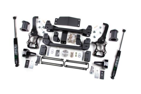 2014 Ford F-150 6 Inch Lift Kit 4 Inch Rear Block With Nitro Shocks Zone Offroad