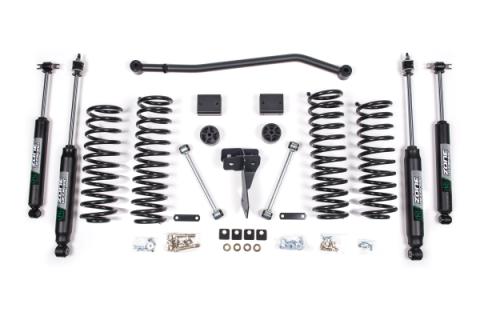 07-11 Jeep Wrangler JK 2 Door 4 Inch Coil Spring Lift Kit With Nitro Shocks Zone Offroad