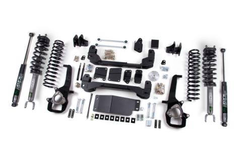 13-18 Ram 1500 4WD 6 Inch Suspension Lift Kit, 5 Inch Rear Lift, Coil Spring - Nitro Loaded Struts, Nitro Shocks Zone Offroad