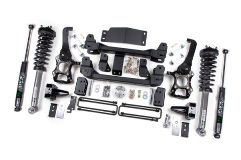 2014 Ford F-150 6 Inch Lift Kit 4 Inch Rear Block With Nitro Shocks Zone Offroad