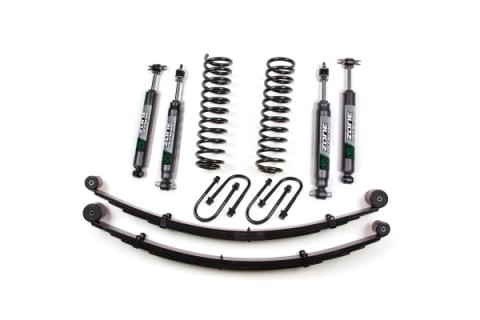 84-01 Jeep Cherokee XJ 3 Inch Lift Kit With Rear Springs Chrysler 8.25 Nitro Shocks Zone Offroad