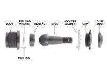 Dodge Ram 03-13 HD Knurled Adjustable Ball Joint Kit 1500/2500/3500 4X4 Synergy MFG