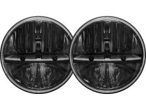 7 Inch Round Headlight With H13 To H4 Adaptor Pair RIGID Industries