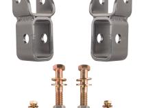 JL Front Lower Shock Extension Brackets 18+ Wrangler JL/JLU Synergy MFG