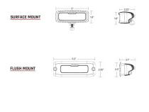Flood/Diffused Surface Mount SR-Q Pro RIGID Industries