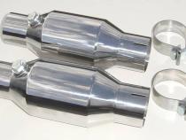 Universal High Flow 2.5 Inch Mini Catalytic Converters Ceramic Substrate Pypes Performance Exhaust